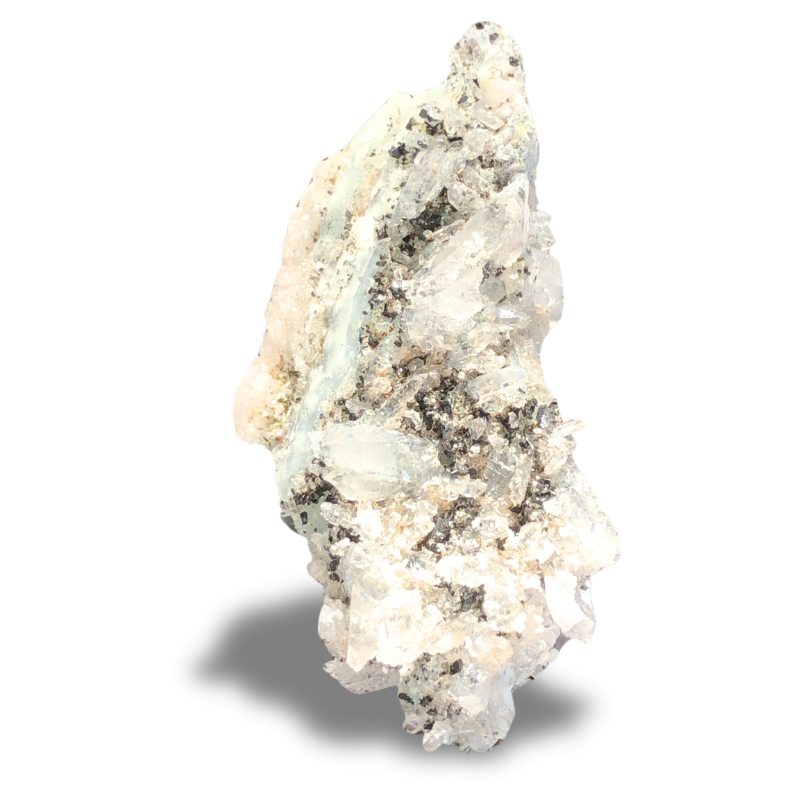 Quartz, Prehnite, Babingtonite $85.00