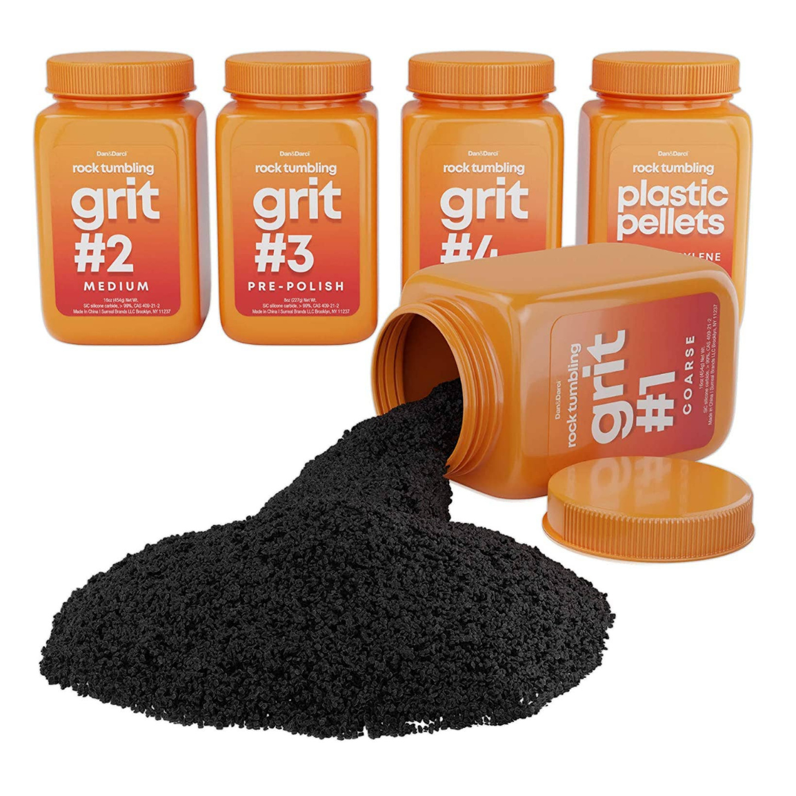 Grit Refill Set for Rock Tumblers