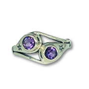 Amethyst Star Ring