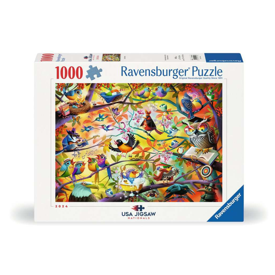 Busy Birdies 1000 Piece Puzzle