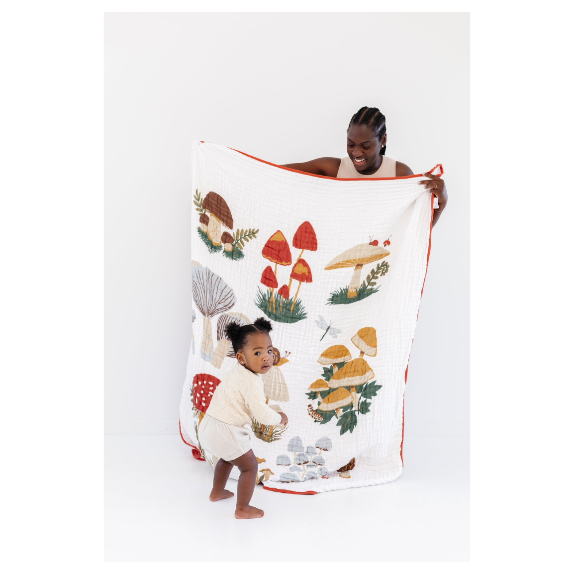Mushroom Throw Blanket