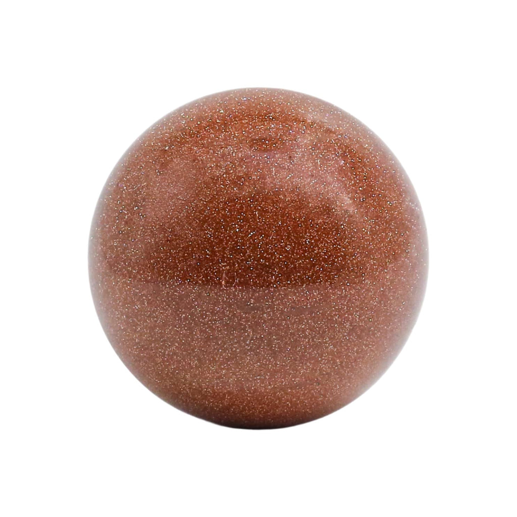 Orange Goldstone Sphere $5.00