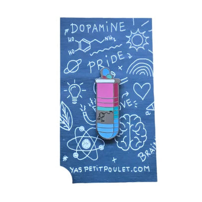 Polysexual Dopamine Enamel Pin