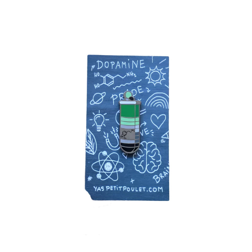 Aromantic Dopamine Pin