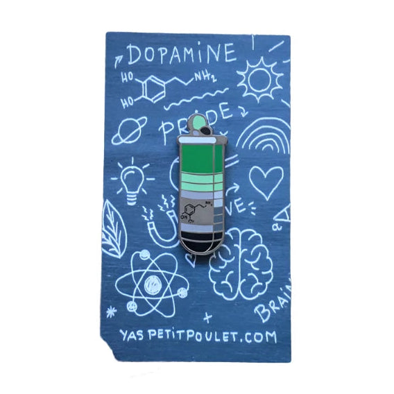 Aromantic Dopamine Pin