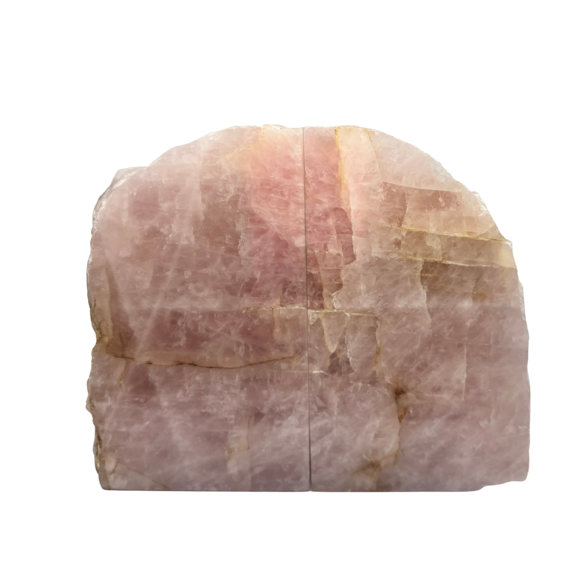 Rose Quartz Bookends