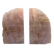 Rose Quartz Bookends