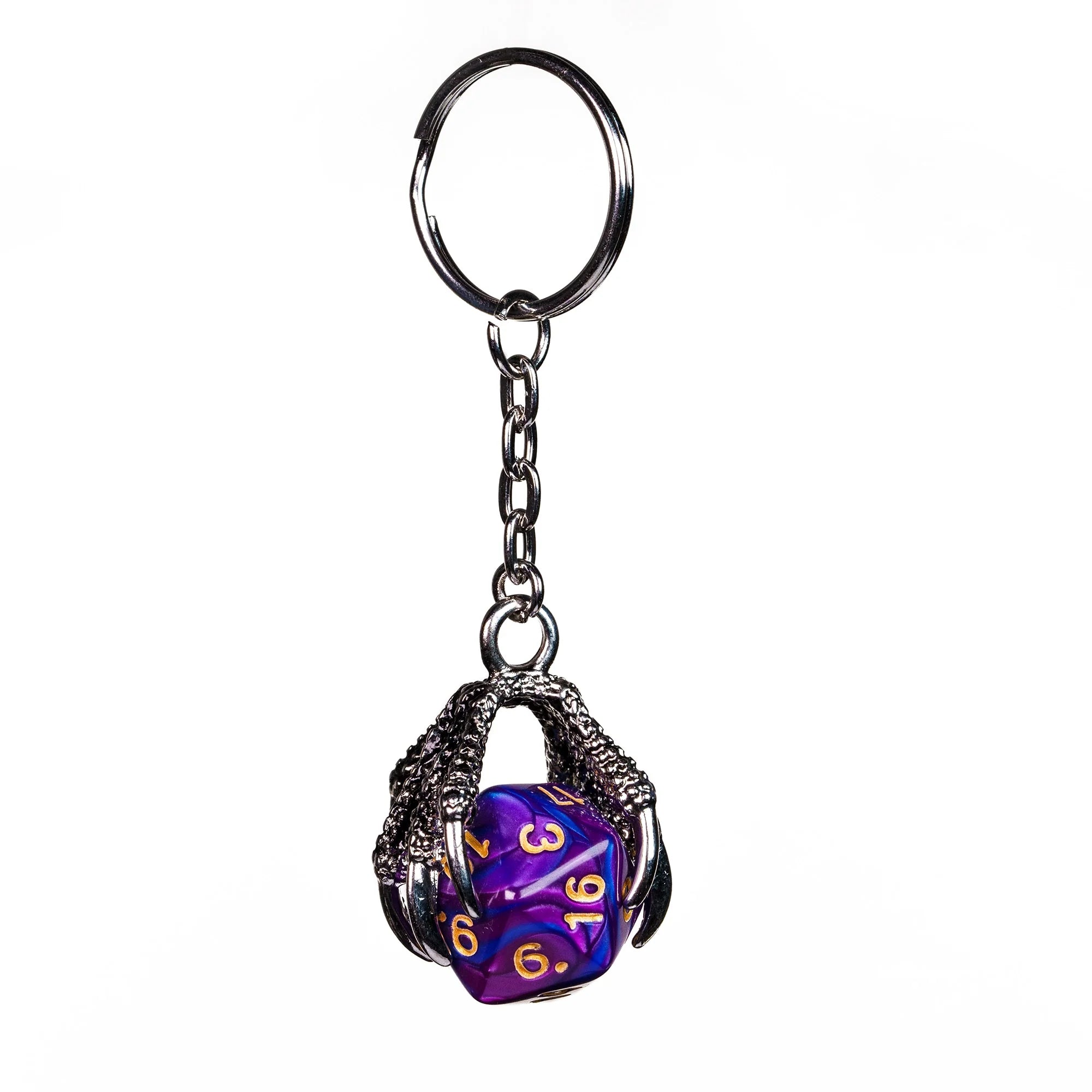D20 Dinosaur Claw Keychain