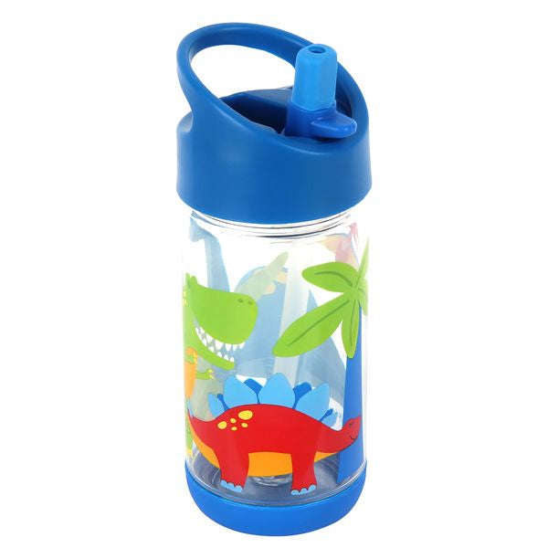 Blue Flip Top Dino Bottle