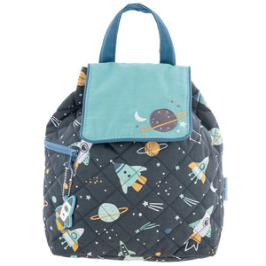 Quilted Space Print Backpack
