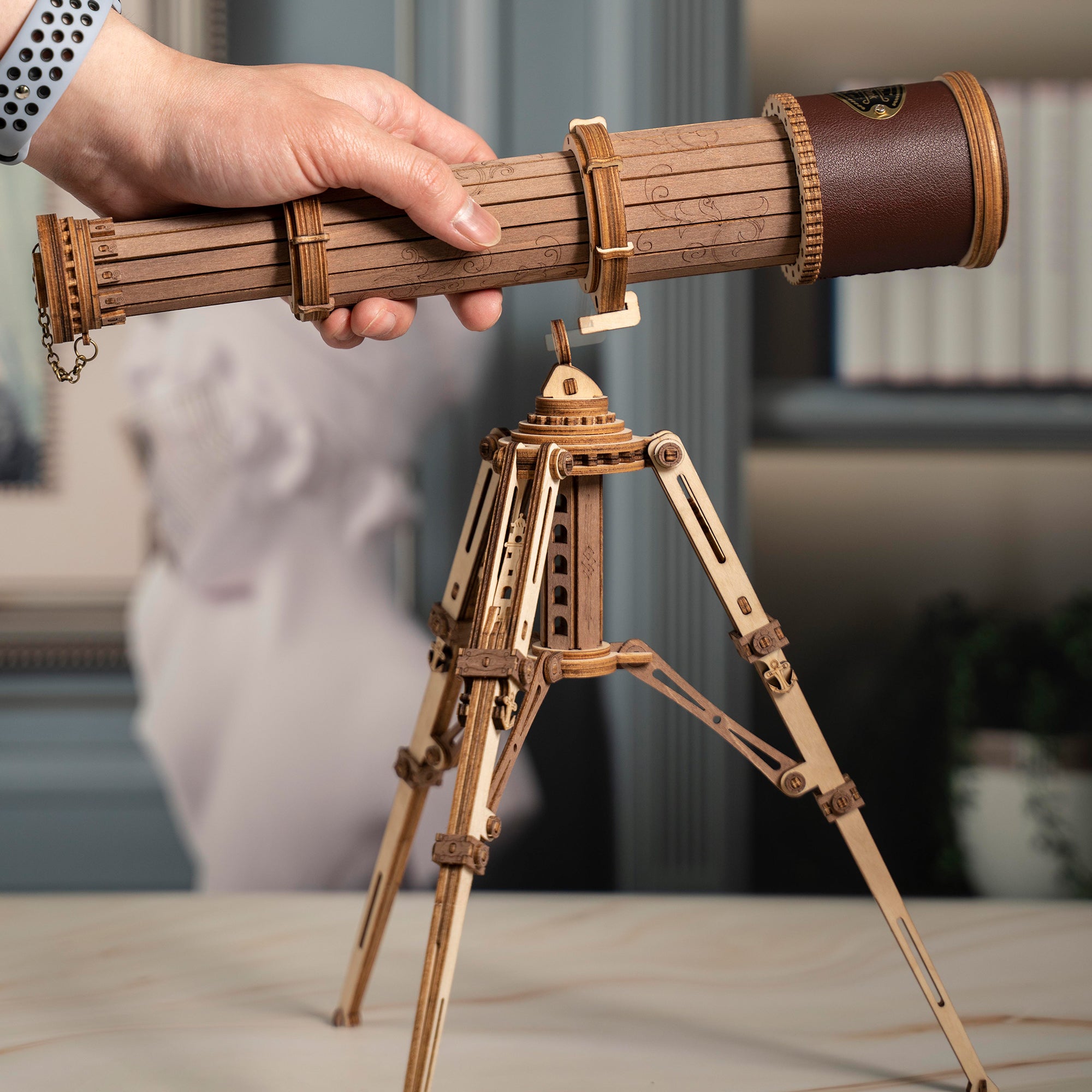Monocular Telescope Wooden Puzzle