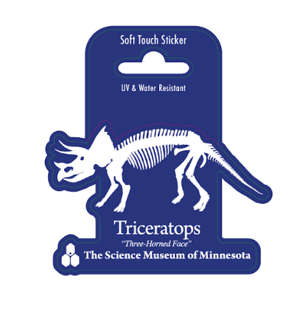 Science Museum of Minnesota Triceratops Sticker