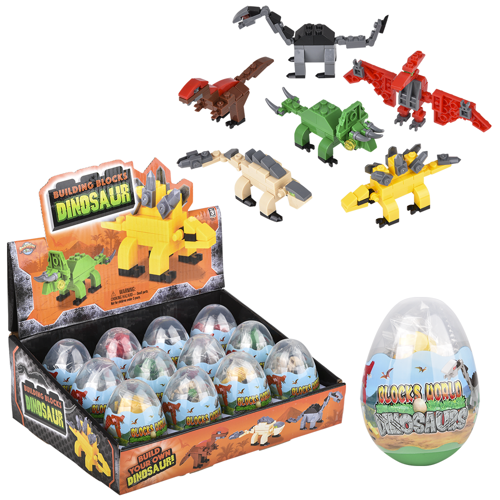 Dinosaur Building Block Egg