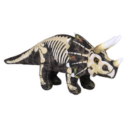 Fossil Print Triceratops Plush
