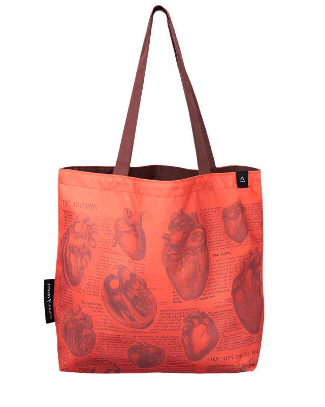 Anatomical Heart Tote Bag