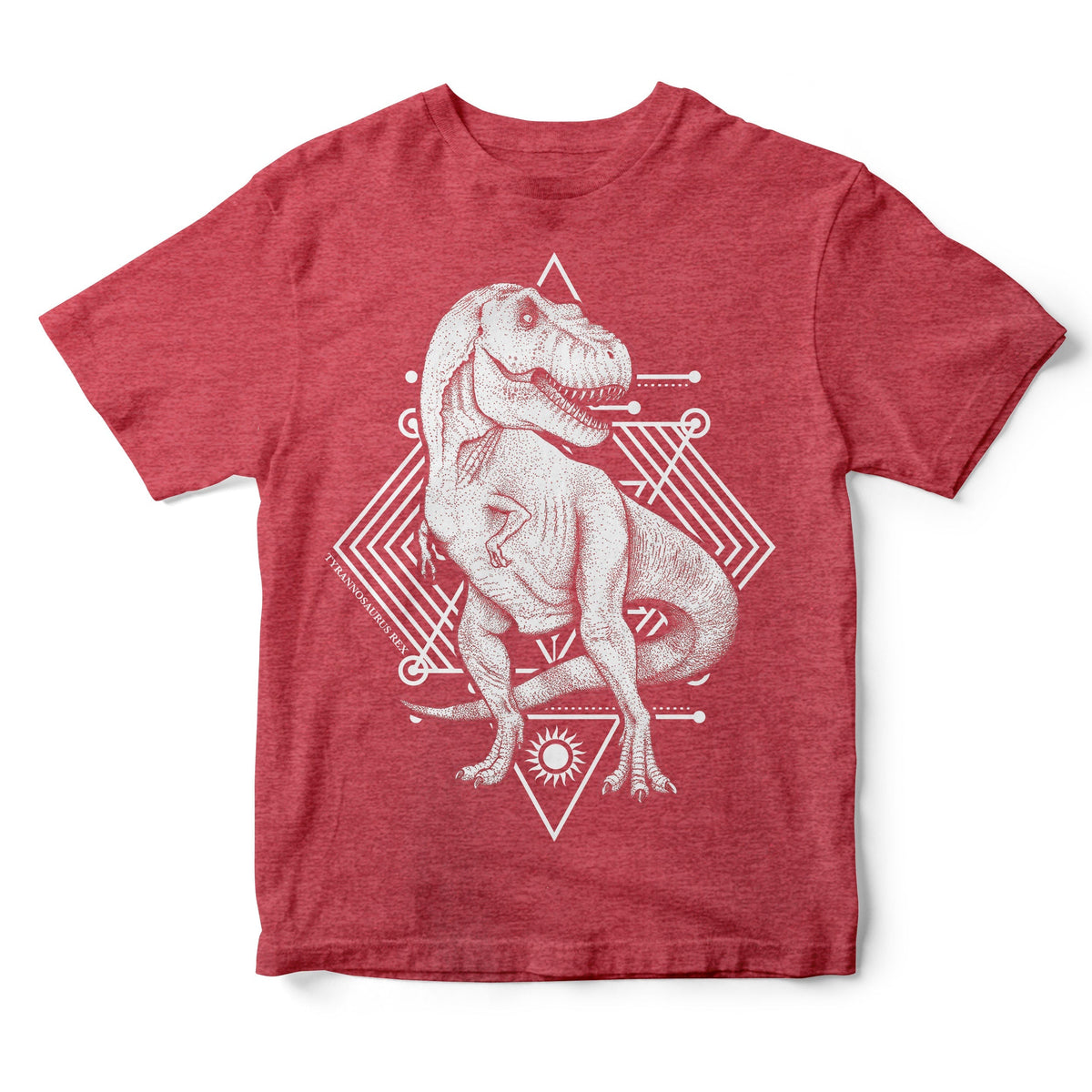 Geometric T-Rex Youth T-Shirt
