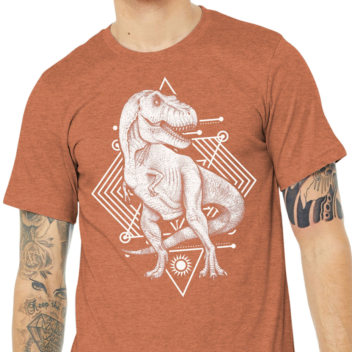 Geometric T-Rex Shirt