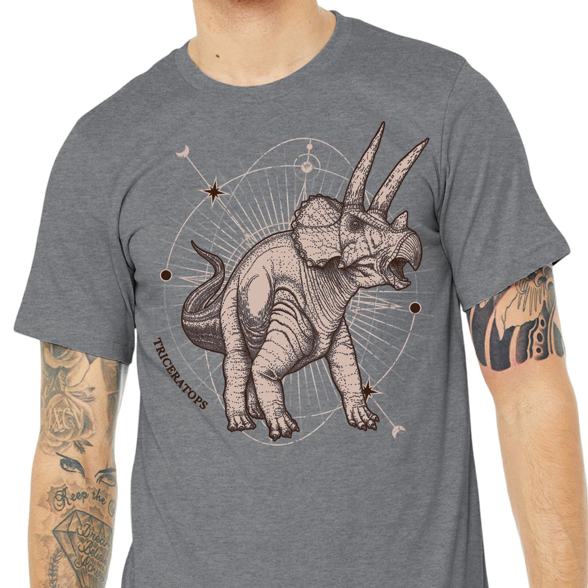 Cosmic Triceratops T-Shirt