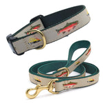 Fly Fishing Dog Collar & Leash Set