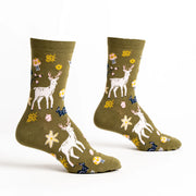 I See You Over Deer Crew Socks