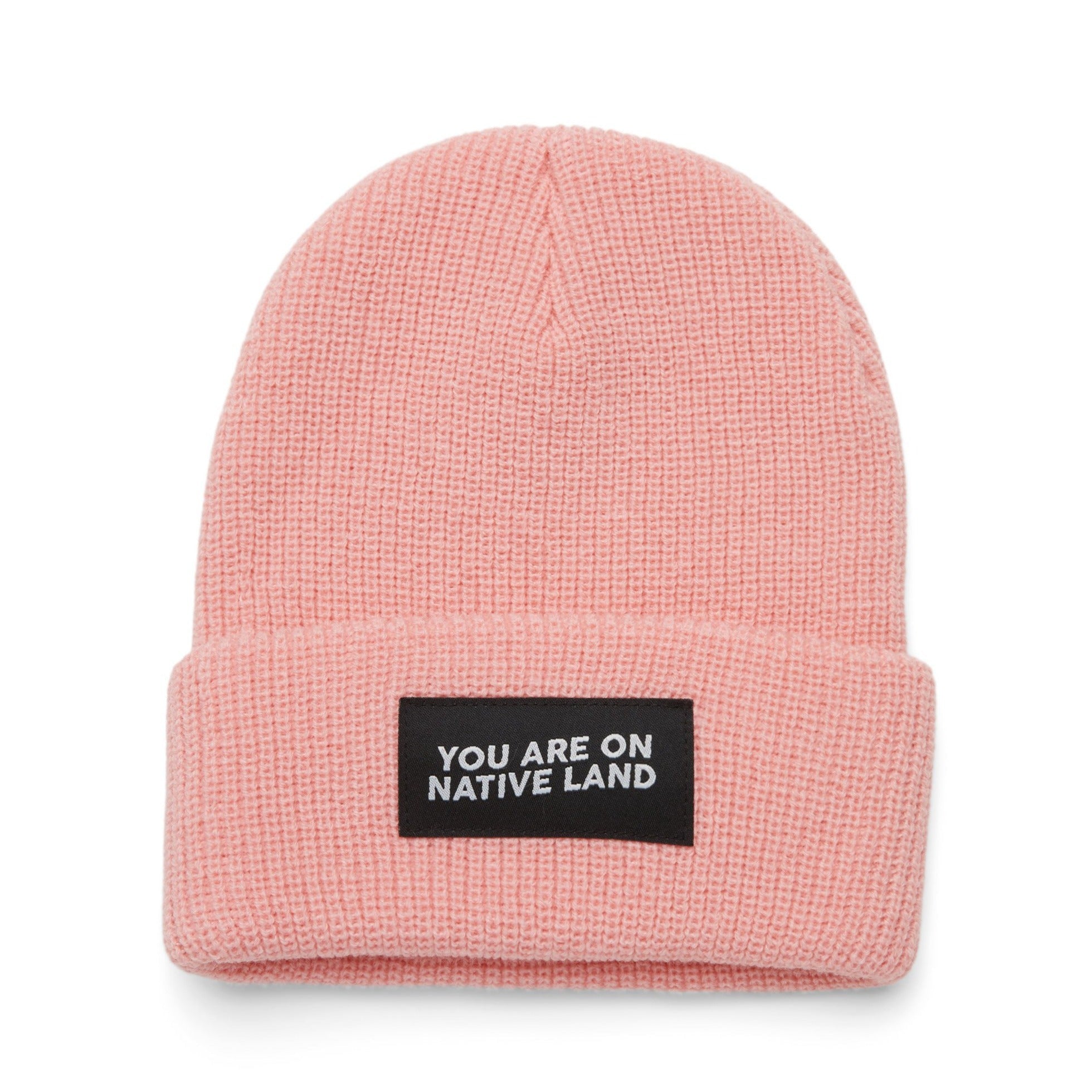 You Are On Native Land Ribbed Beanie