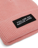 You Are On Native Land Ribbed Beanie
