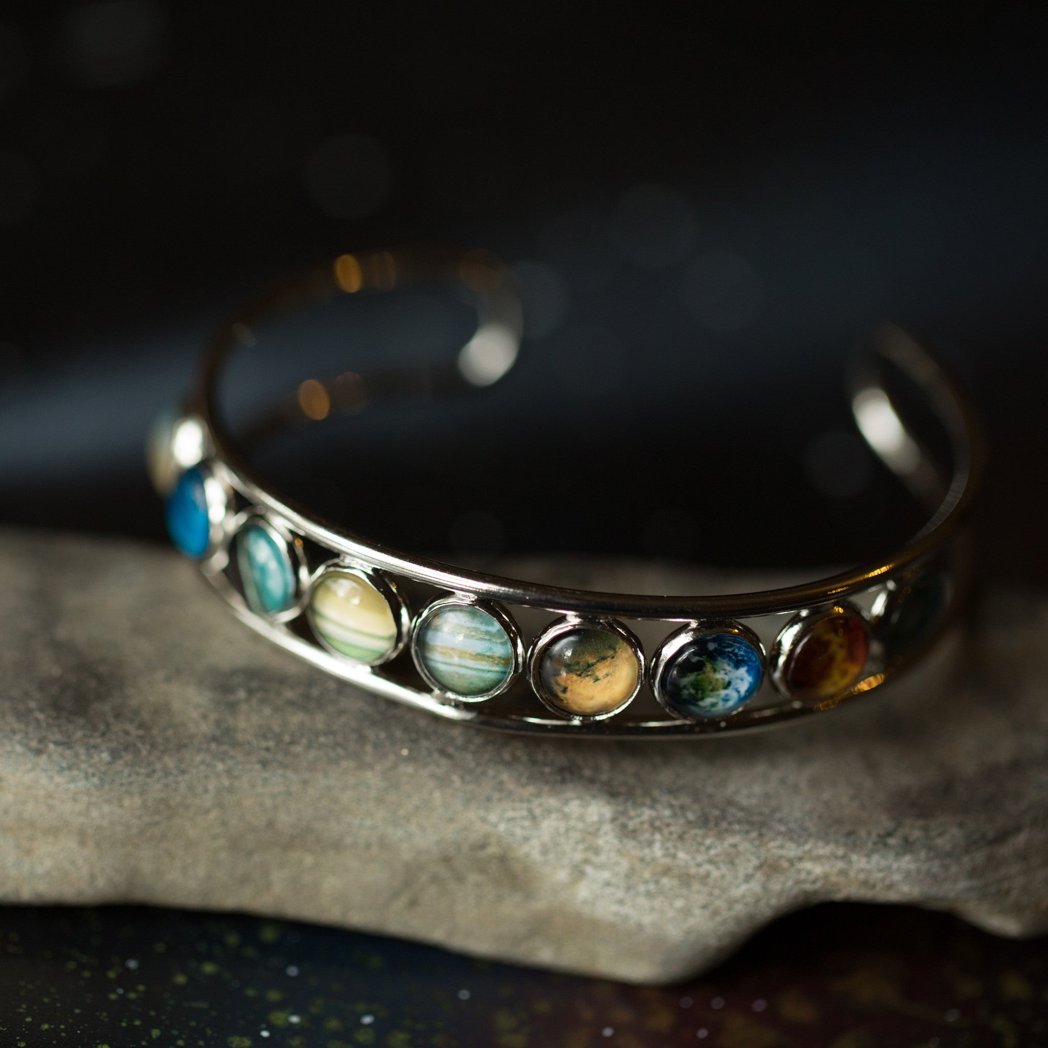 Solar System Bangle Bracelet