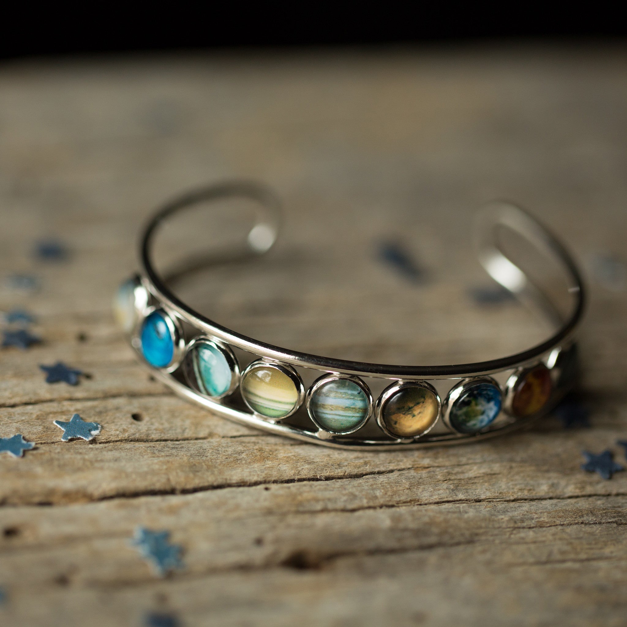 Solar System Bangle Bracelet