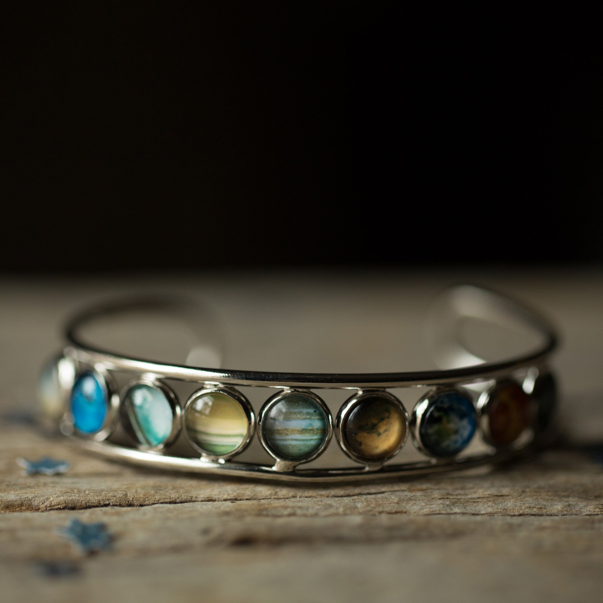 Solar System Bangle Bracelet