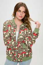 Mushroom Bomber Jacket