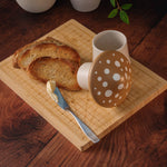 Forage Butter Storage Ceramic Mushroom