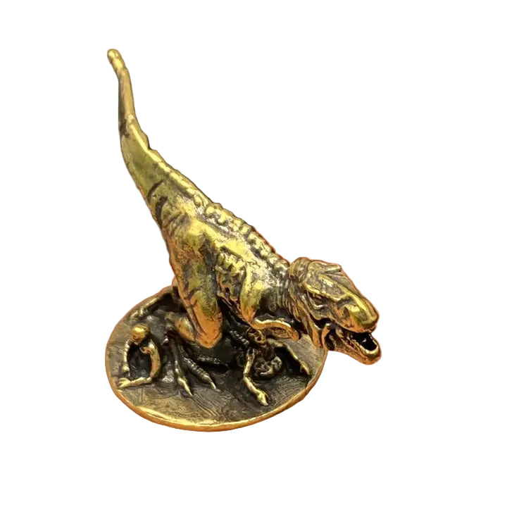 Brass Tyrannosaurus Rex Figurine