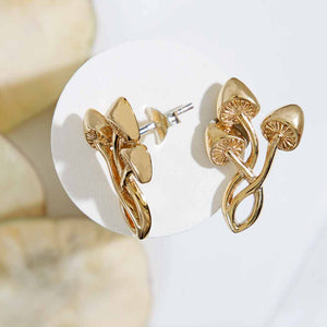 Mushroom Post Earrings