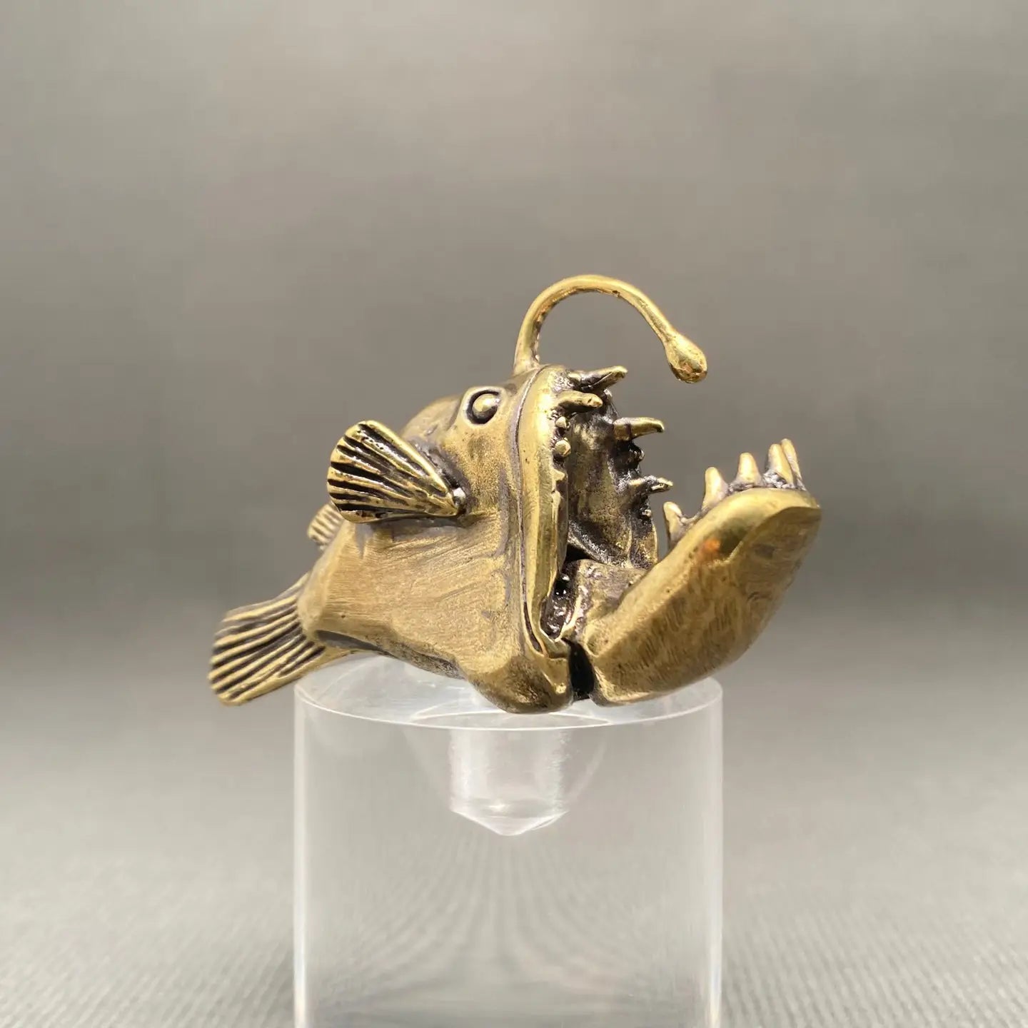Brass Angler Fish Figurine