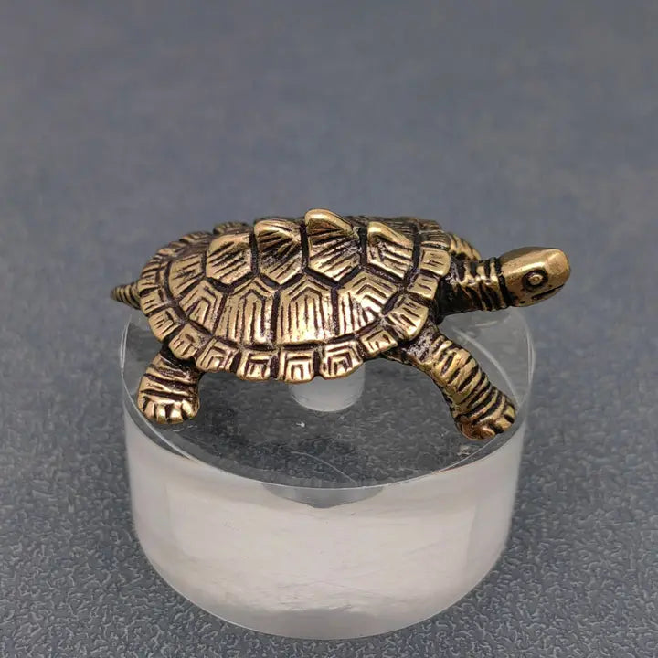 Brass Turtle Figurine