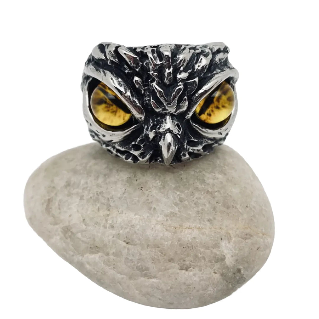 Owl Face Ring