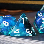 Jellyfish Glow-in-the-Dark Resin Dice