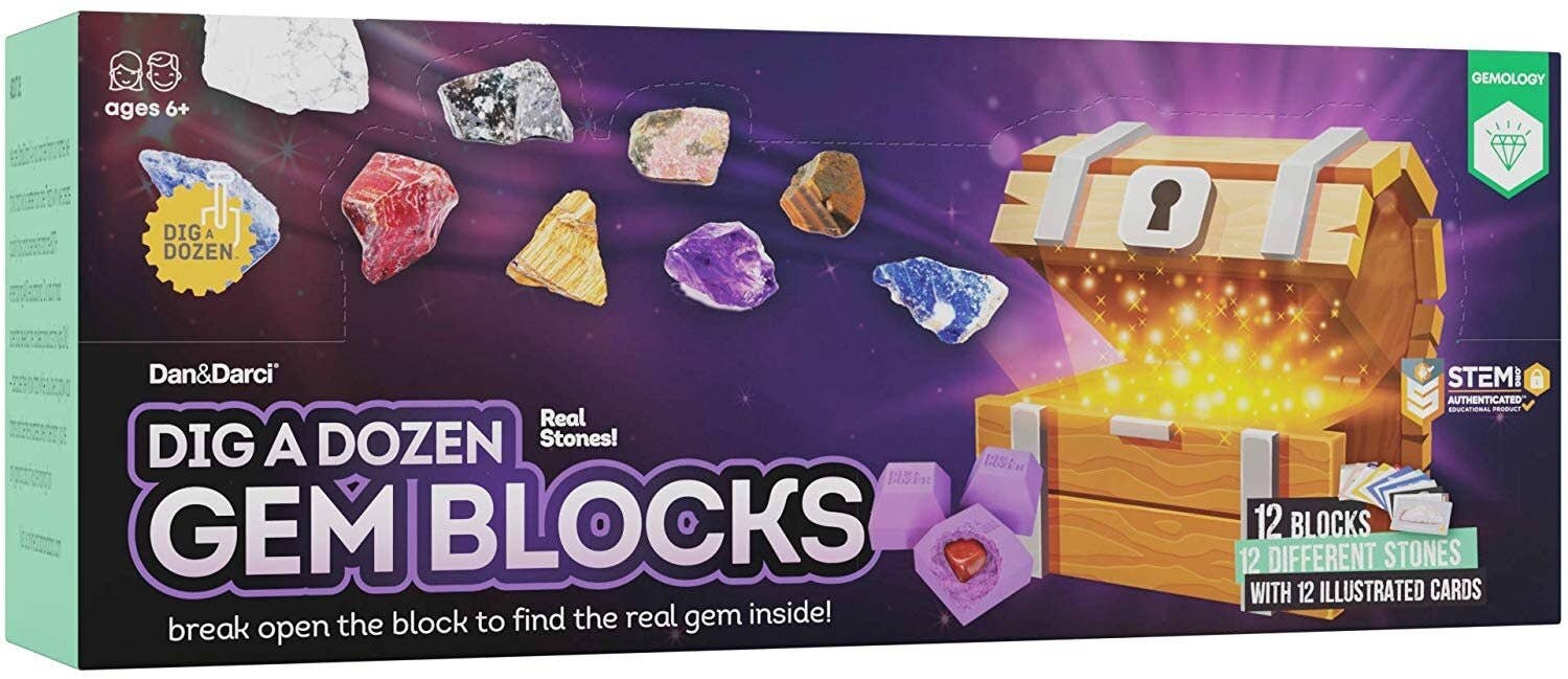 Dig a Dozen Gem Blocks