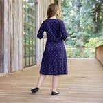 Atoms 3/4th Sleeves A-Line Dress