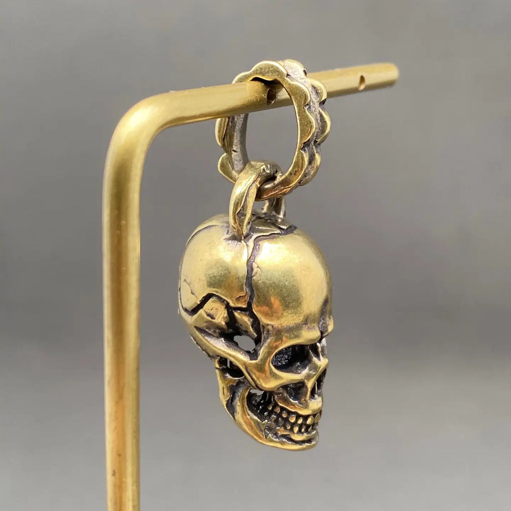 Brass Skull Necklace