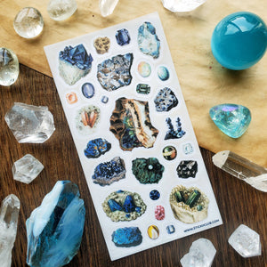 Ocean Crystals Sticker Sheet