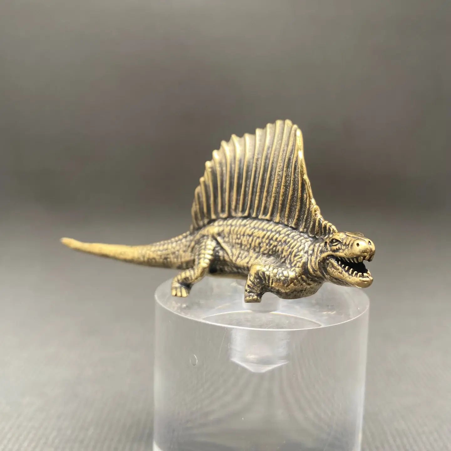 Brass Dimetrodon Figurine