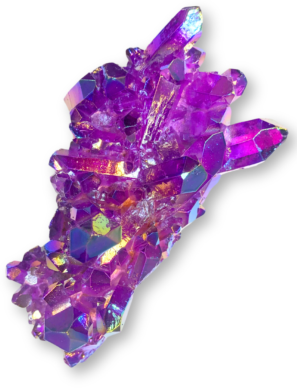 Purple Aura Quartz Cluster $50.00