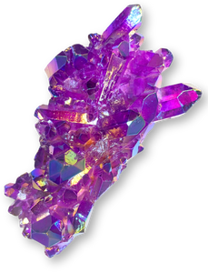 Purple Aura Quartz Cluster $50.00