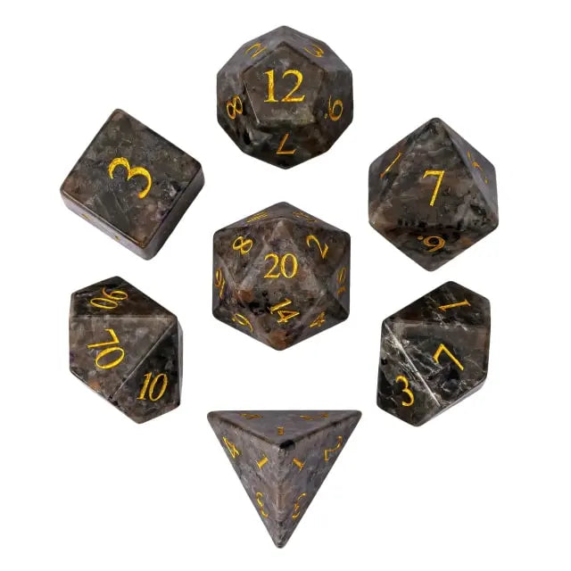Yooperlite Gemstone Dice