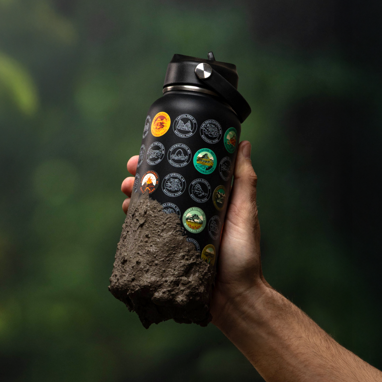 National Park Sticker Insulated Bottle