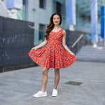 Blood Cells Skater Dress