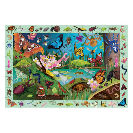 Search & Find Bugs & Butterflies 64 Piece Puzzle