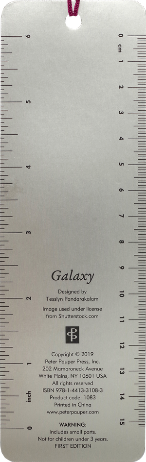 Galaxy Beaded Bookmark