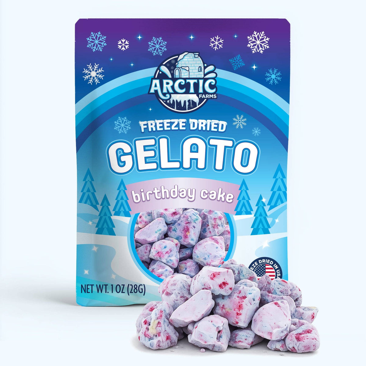 Freeze Dried Gelato: Birthday Cake